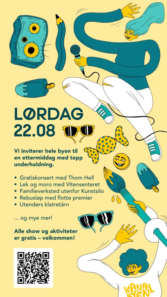 Plakat fra Kanalbyenfestivalen